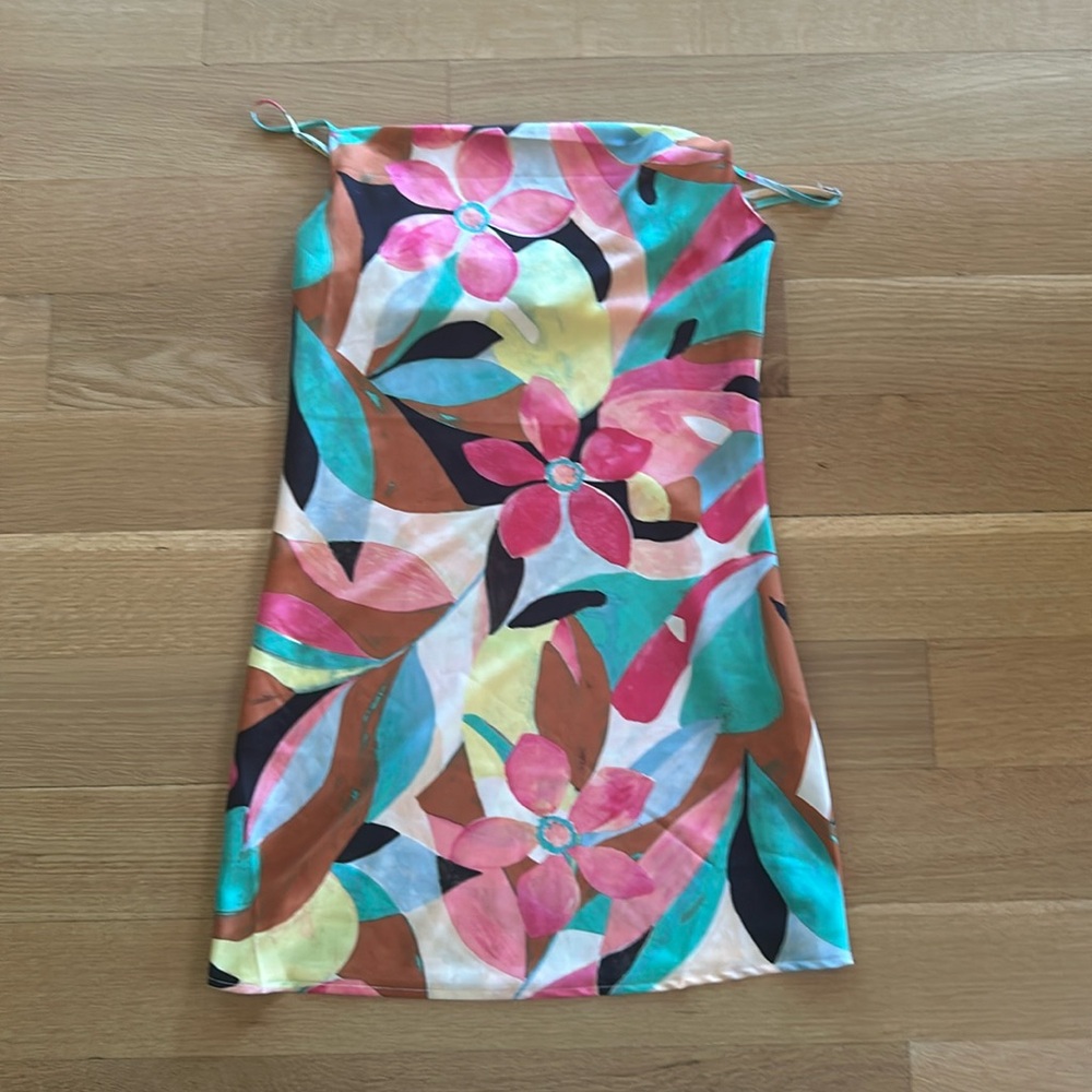 FOREVER 21 Floral Painted Dress